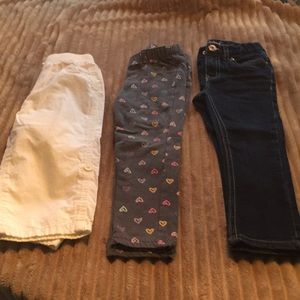 Girls pants and jegging size 3t
